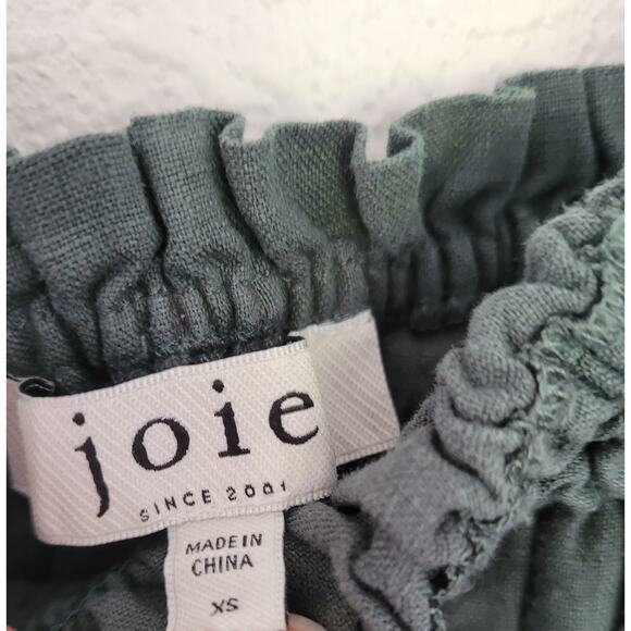 Joie Women's Green Crop Top - Size XS - Super Stretchy #4 - Picture 5 of 5